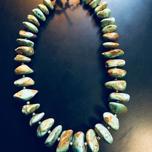 Turquoise necklace from Neiman Marcus